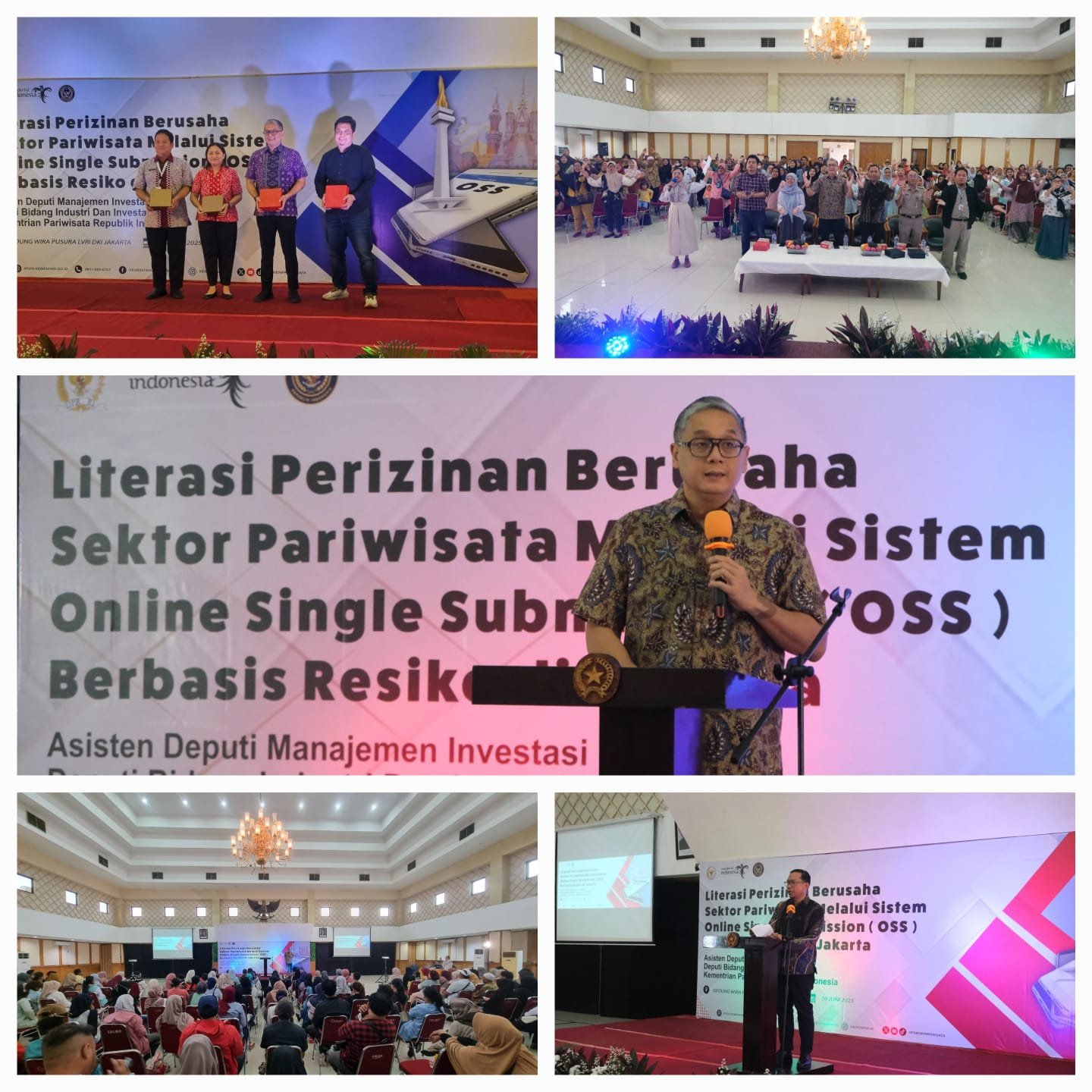 Kegiatan Literasi Perizinan Berusaha Sektor Pariwisata melalui Sistem Online Single Submission (OSS) Berbasis Risiko