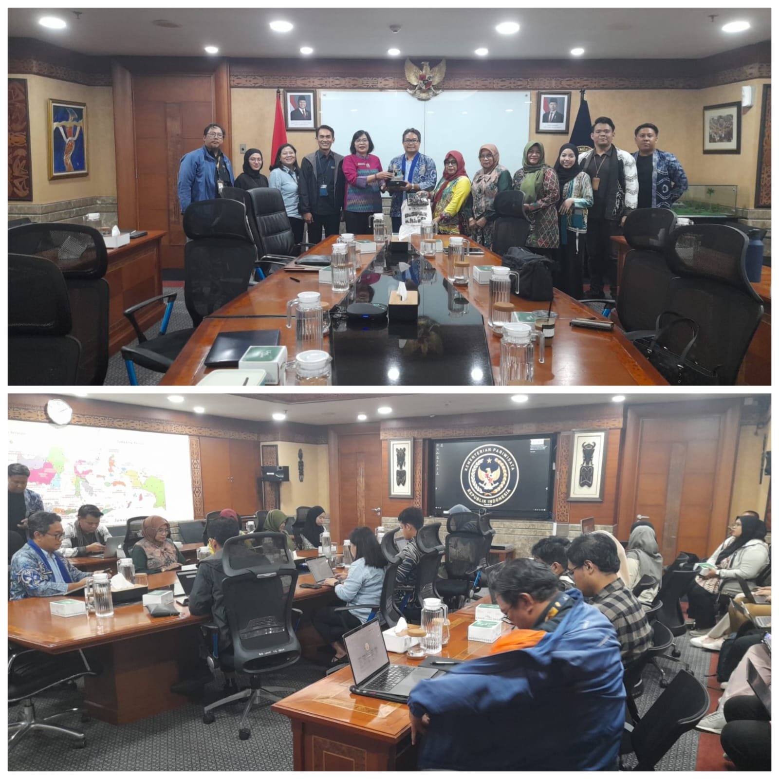 Rapat Koordinasi dan Konsultasi dengan Dinas Pariwisata Kalimantan Selatan