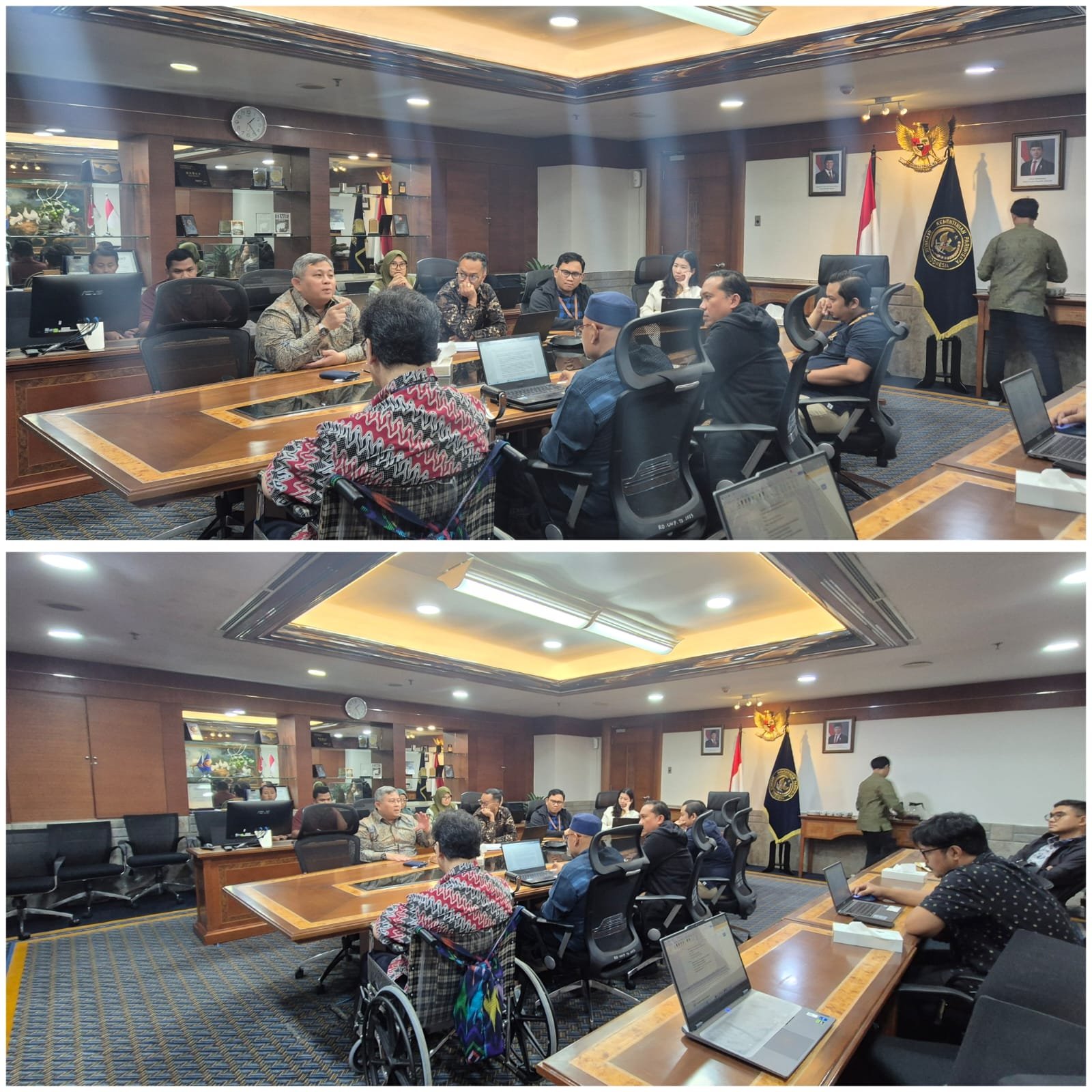 Rapat Pembahasan KBLI dengan Sekretaris Kementerian dan Staf Khusus