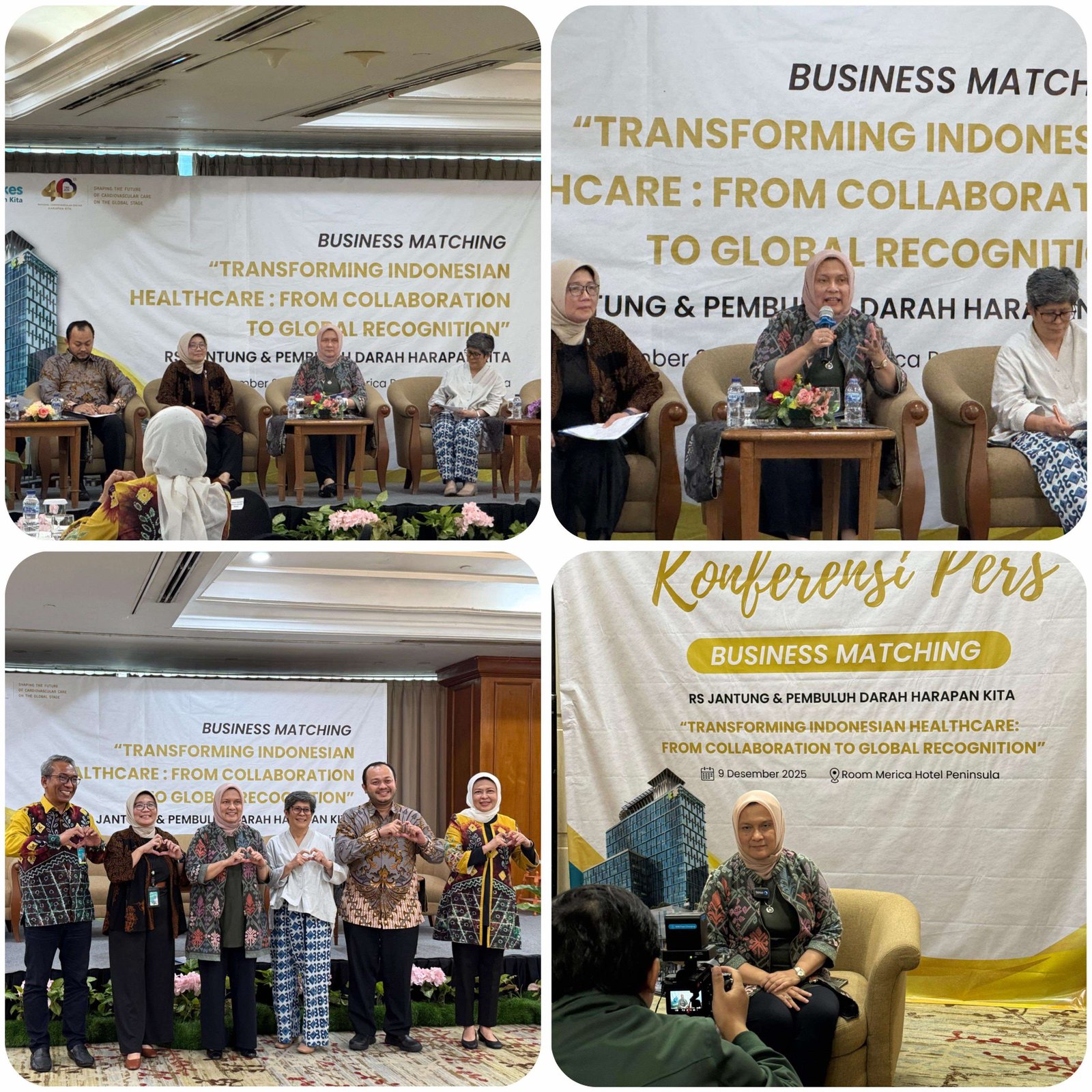 Business Matching Kementerian Kesehatan dengan tema “Transforming Indonesian Healthcare: From Collaboration to Global Recognition”