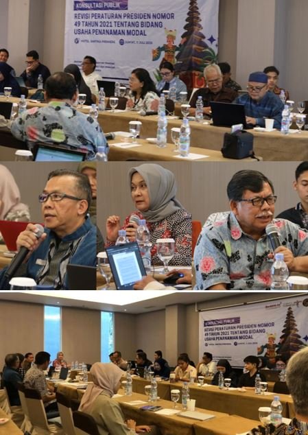 Konsultasi Publik Revisi Peraturan Presiden Nomor 49 Tahun 2021 Tentang Bidang Usaha Penanaman Modal