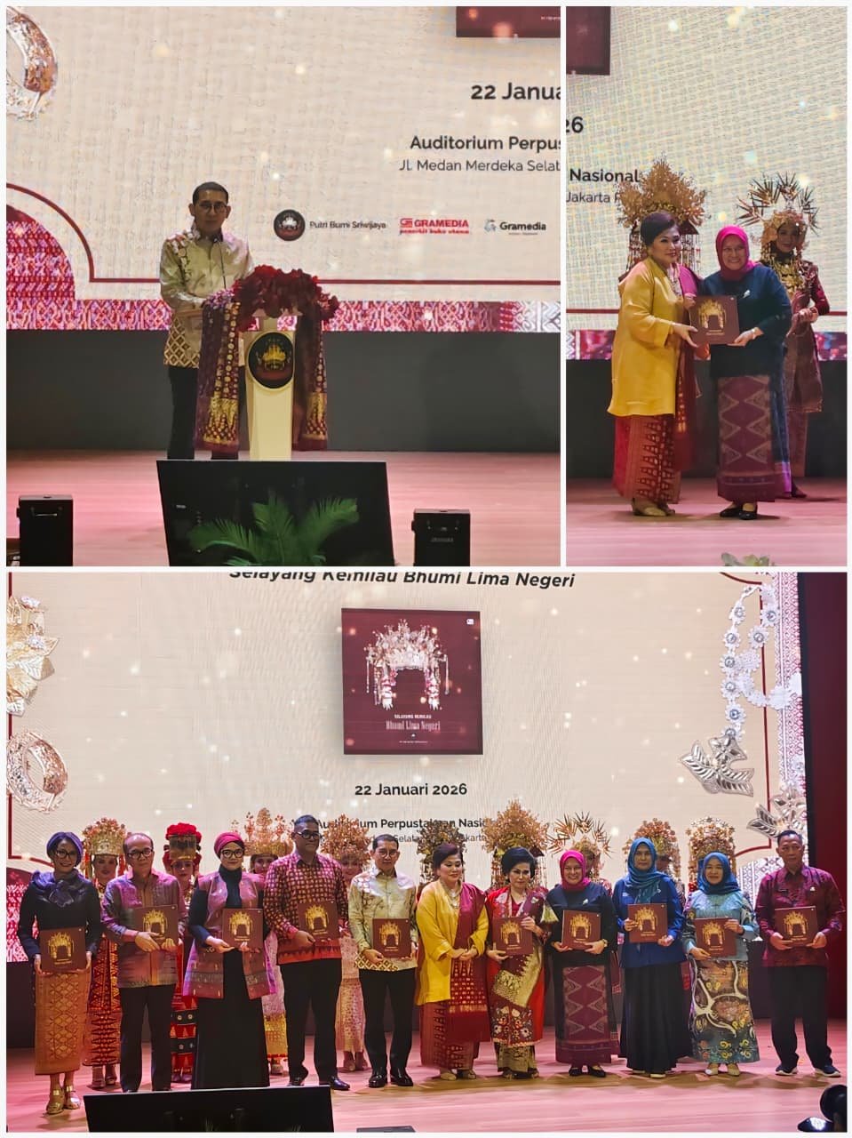 Peluncuran Buku Selayang Kemilau Bhumi Lima Negeri
