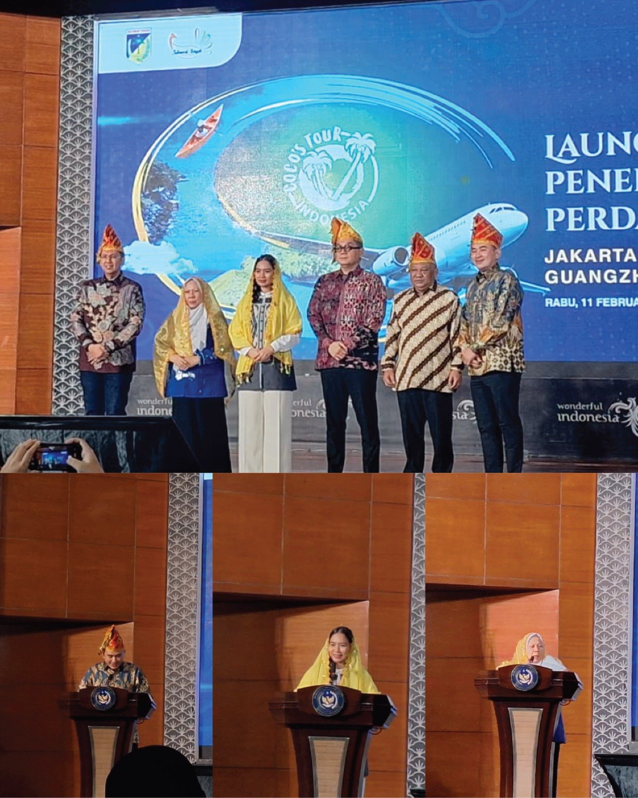 Launching Penerbangan Perdana Jakarta-Luwuk & Guangzhou - Palu