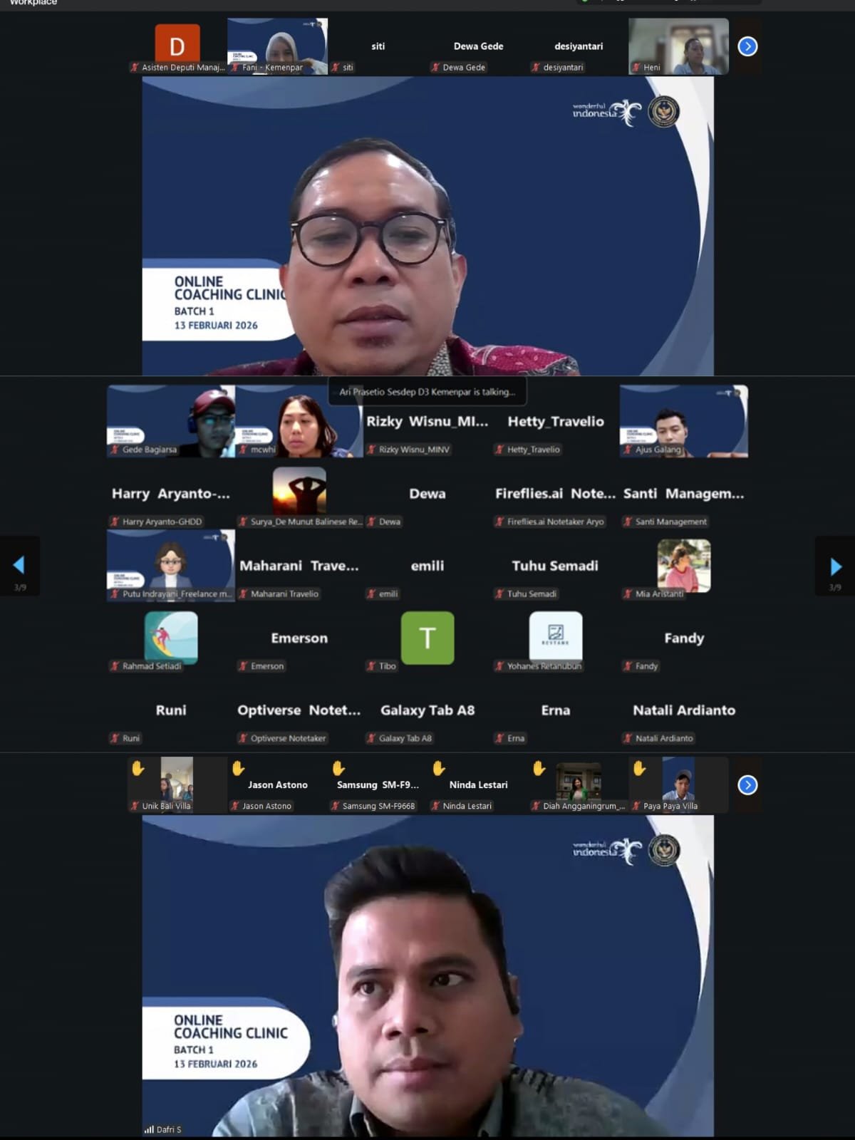 Online Coaching Clinic "Perizinan Berusaha Akomodasi"