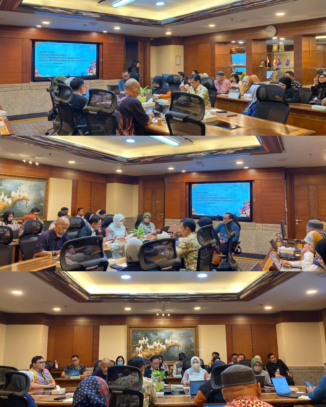 Rapat Koordinasi Transformasi KBLI Sektor Pariwisata Tahun 2025 dalam kerangka Peraturan Pemerintah Nomor 28 Tahun 2025