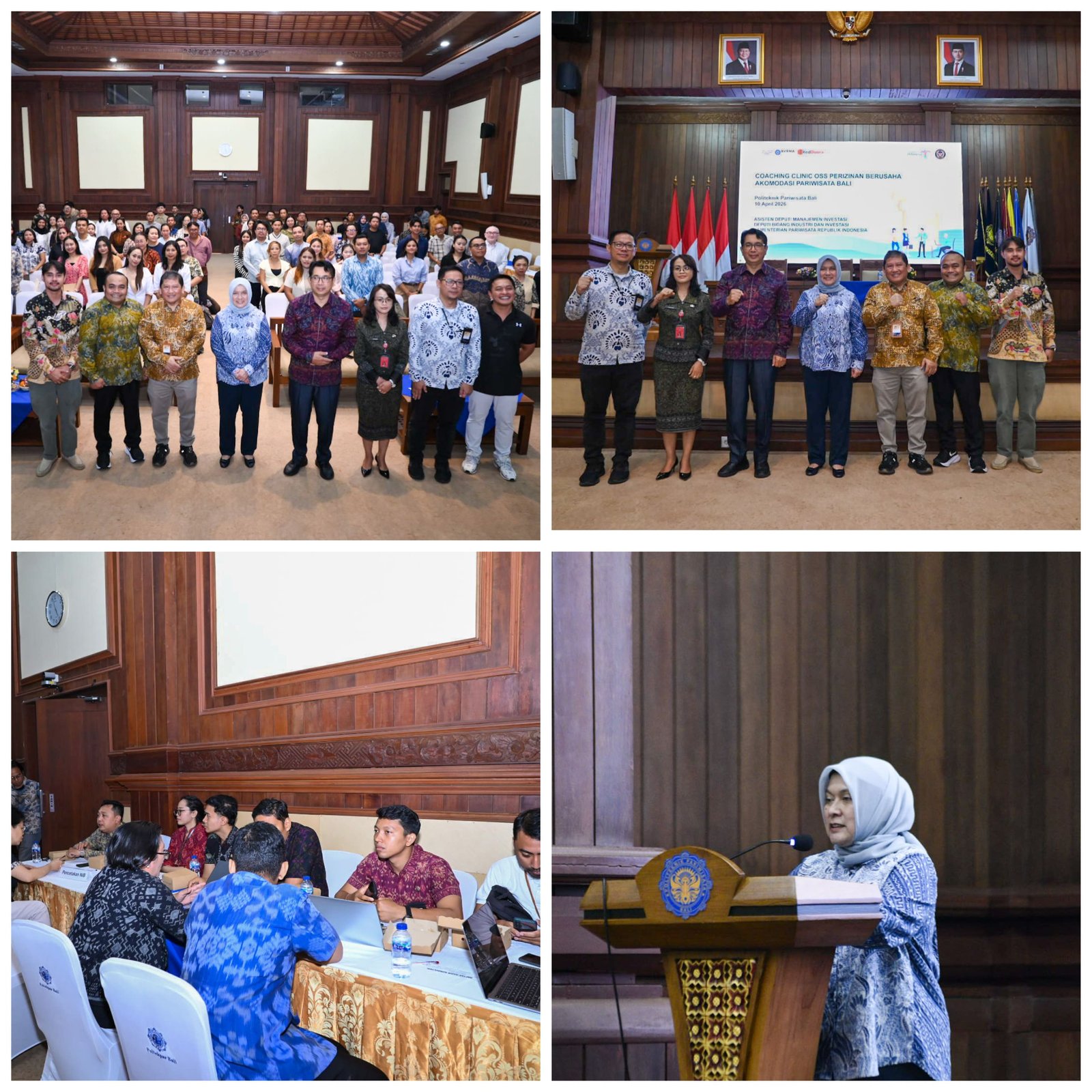 Coaching Clinic OSS Perizinan Berusaha Akomodasi Pariwisata di Provinsi Bali