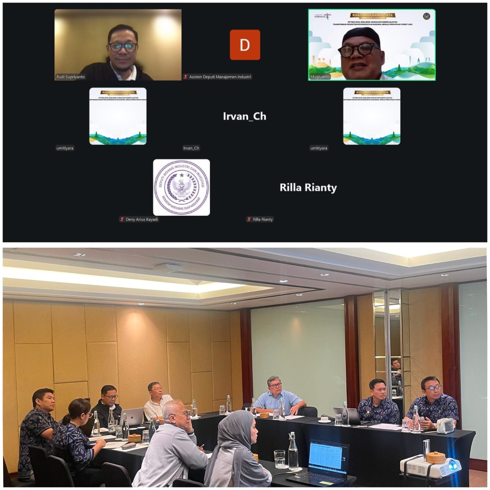 Rapat Penyusunan Proses Bisnis Aktivitas Usaha Vila