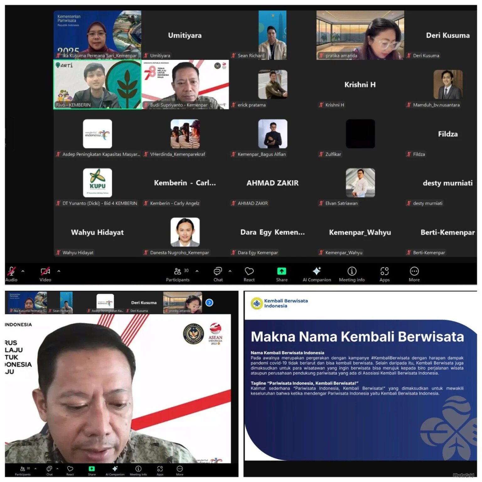 Audiensi dengan Asosiasi Kembali Berwisata Indonesia (KEMBERIN)